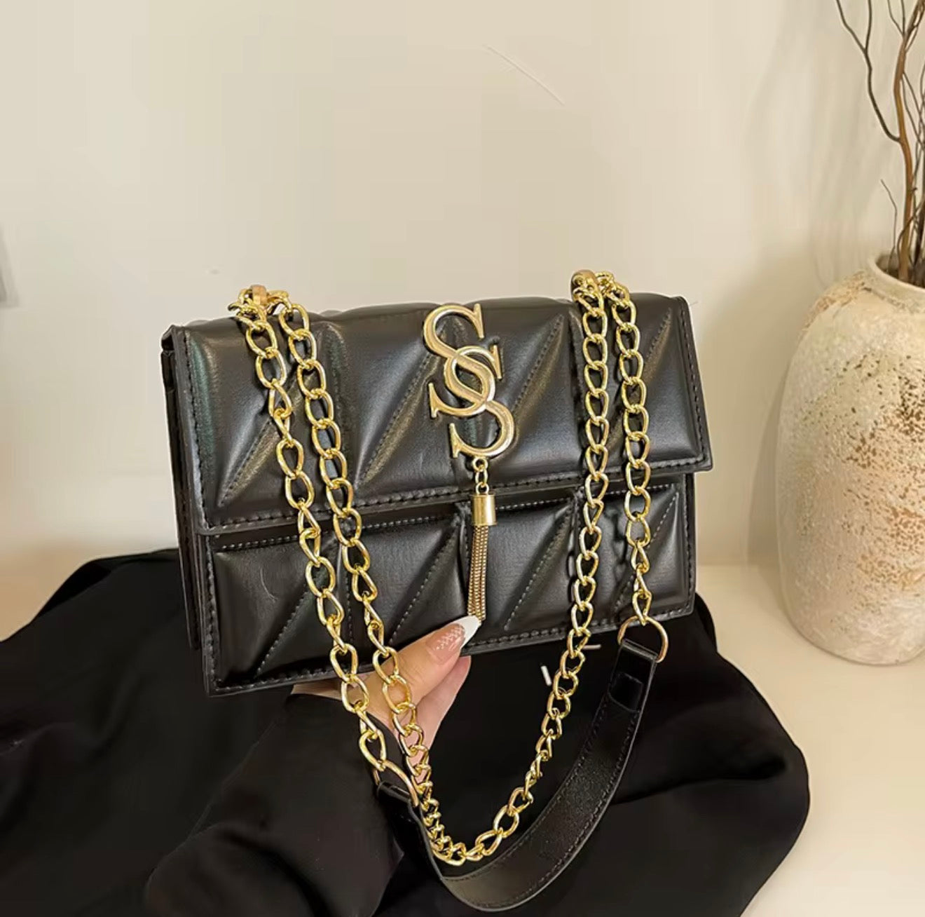 Fashion Square Chain Women Handbag